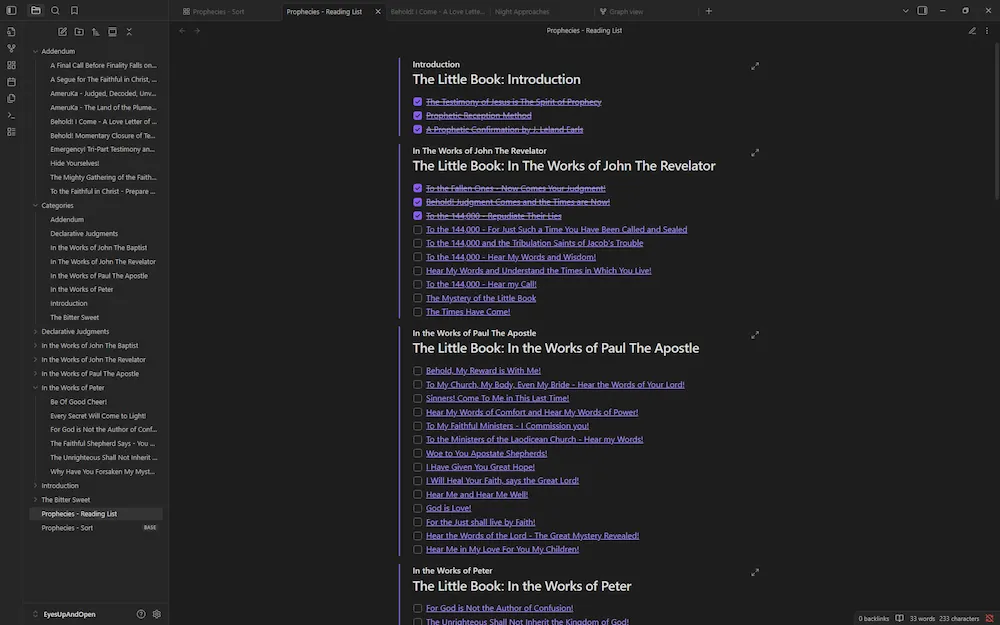 Search in Obsidian